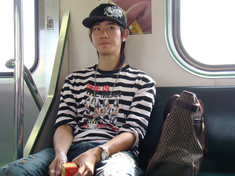 台灣鐵路旅遊攝影電車-區間車旅客特寫2007攝影照片151