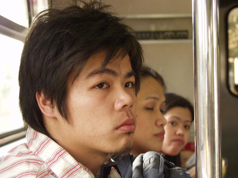 台灣鐵路旅遊攝影電車-區間車旅客特寫2007攝影照片171