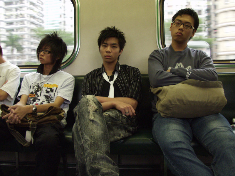 台灣鐵路旅遊攝影電車-區間車旅客特寫2007攝影照片189