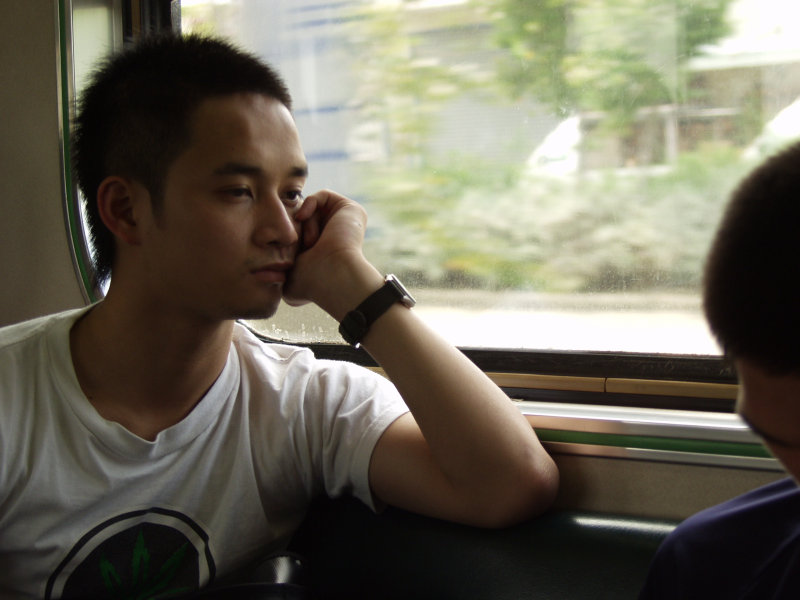 台灣鐵路旅遊攝影電車-區間車旅客特寫2007攝影照片193