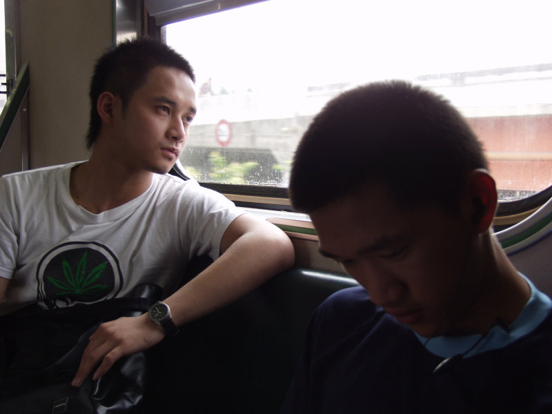 台灣鐵路旅遊攝影電車-區間車旅客特寫2007攝影照片197