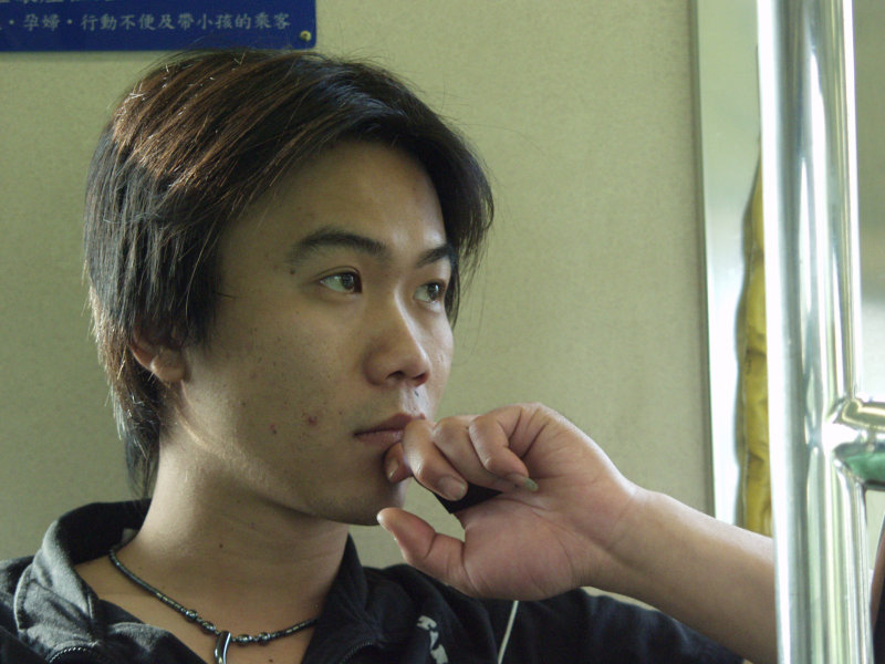 台灣鐵路旅遊攝影電車-區間車旅客特寫2007攝影照片221