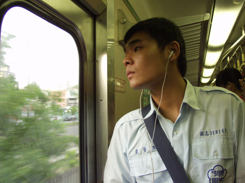 台灣鐵路旅遊攝影電車-區間車旅客特寫2007攝影照片225