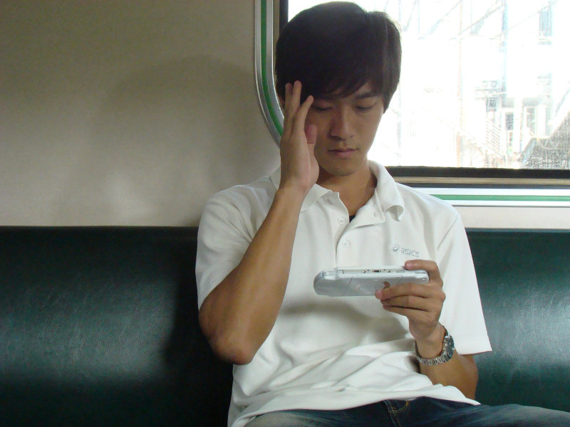 台灣鐵路旅遊攝影電車-區間車旅客特寫2009攝影照片30