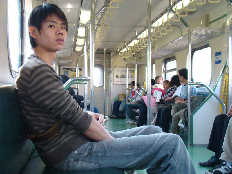 台灣鐵路旅遊攝影電車-區間車旅客特寫2009攝影照片42