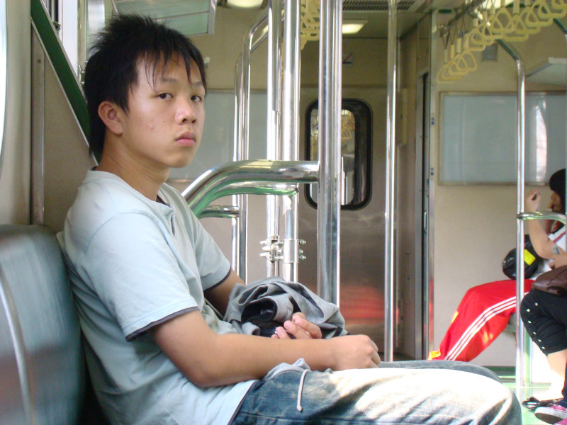 台灣鐵路旅遊攝影電車-區間車旅客特寫2009攝影照片63