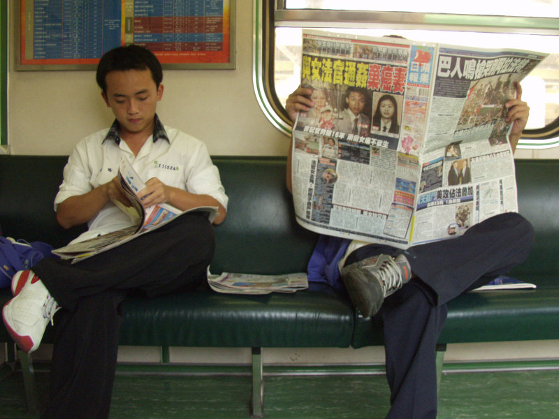 台灣鐵路旅遊攝影電車-區間車旅客篇2004攝影照片217