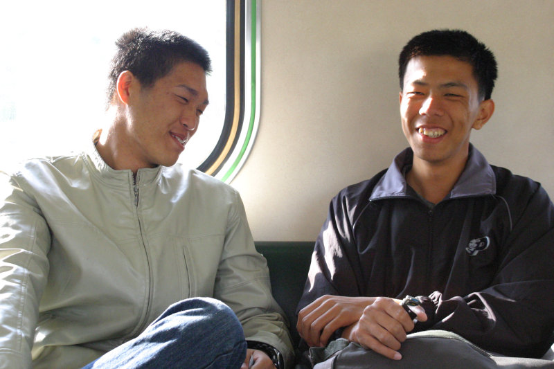 台灣鐵路旅遊攝影街拍帥哥對話的旅客2005-01-16(3)攝影照片47