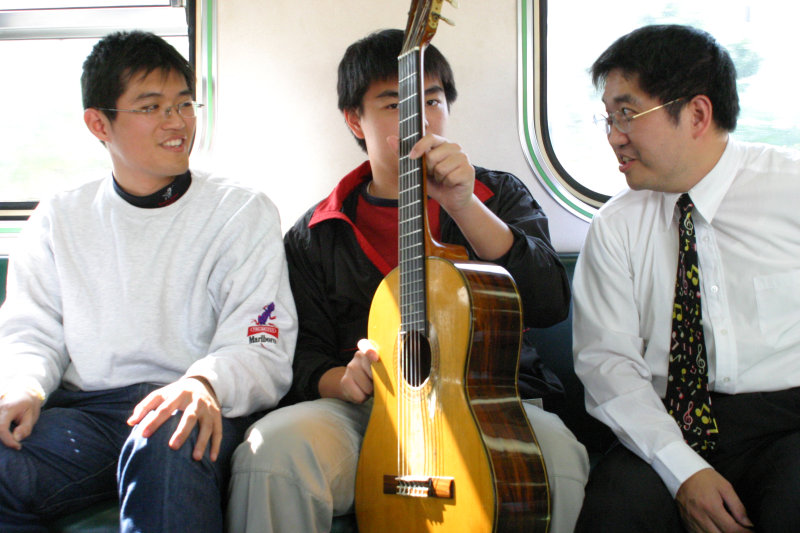 台灣鐵路旅遊攝影街拍帥哥藝文表演2005-01-23攝影照片14