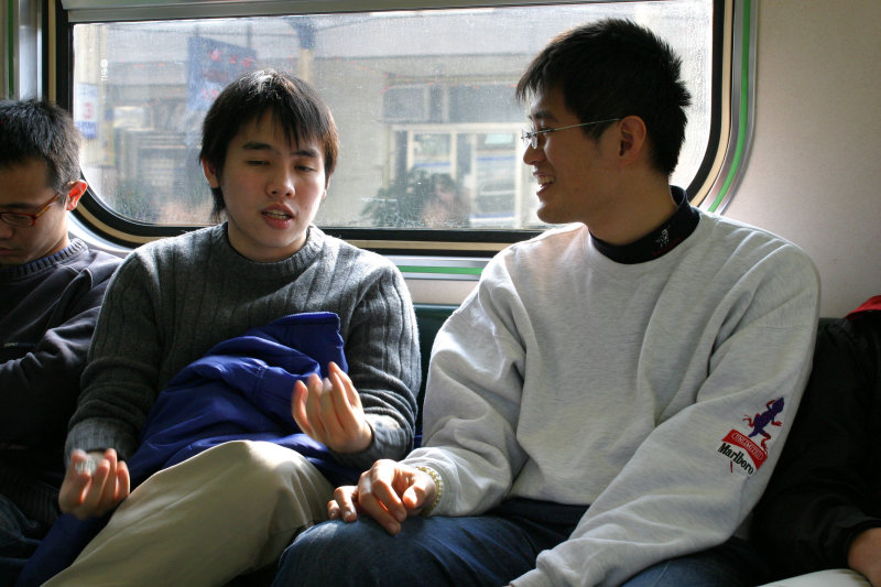 台灣鐵路旅遊攝影街拍帥哥藝文表演2005-01-23攝影照片72