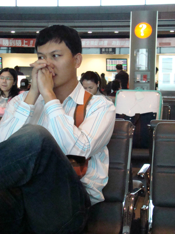 台灣鐵路旅遊攝影高鐵問號標誌20080113攝影照片2