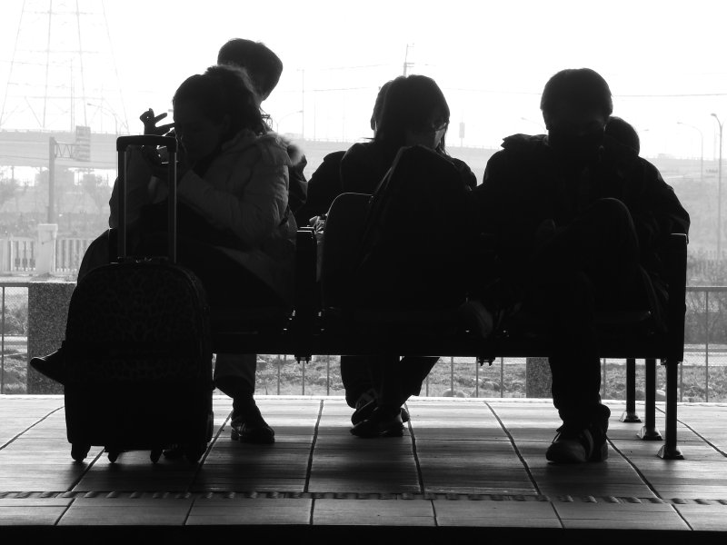台灣鐵路旅遊攝影高鐵旅客剪影系列攝影照片329