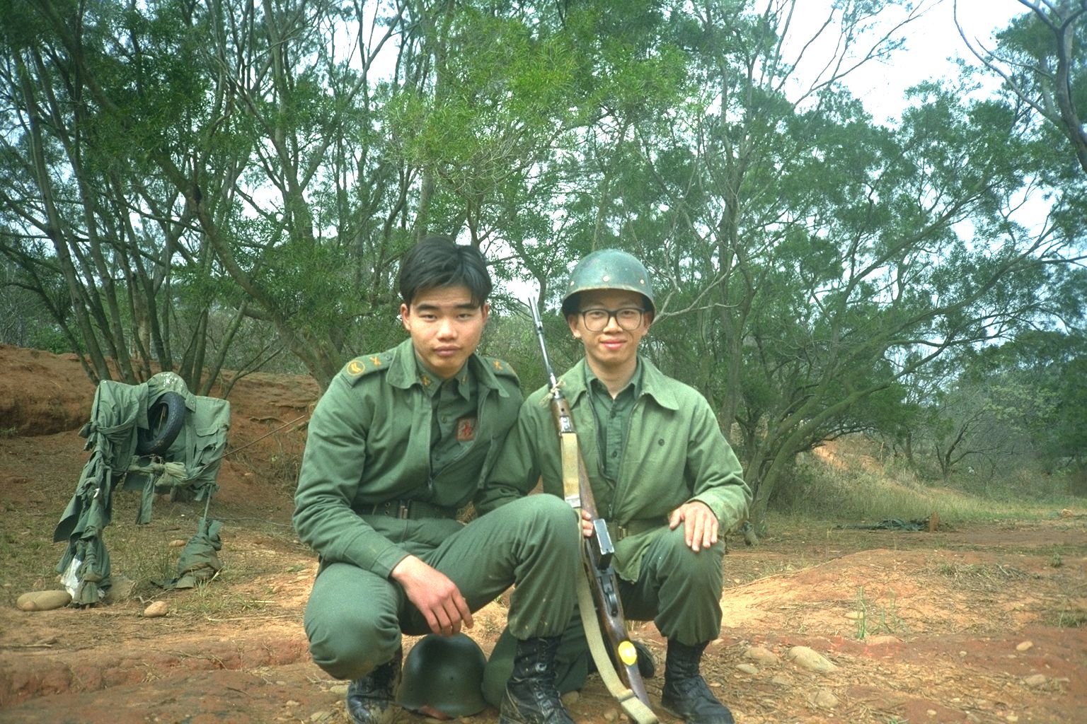 帥哥照片九條好漢在一班成功嶺大專集訓