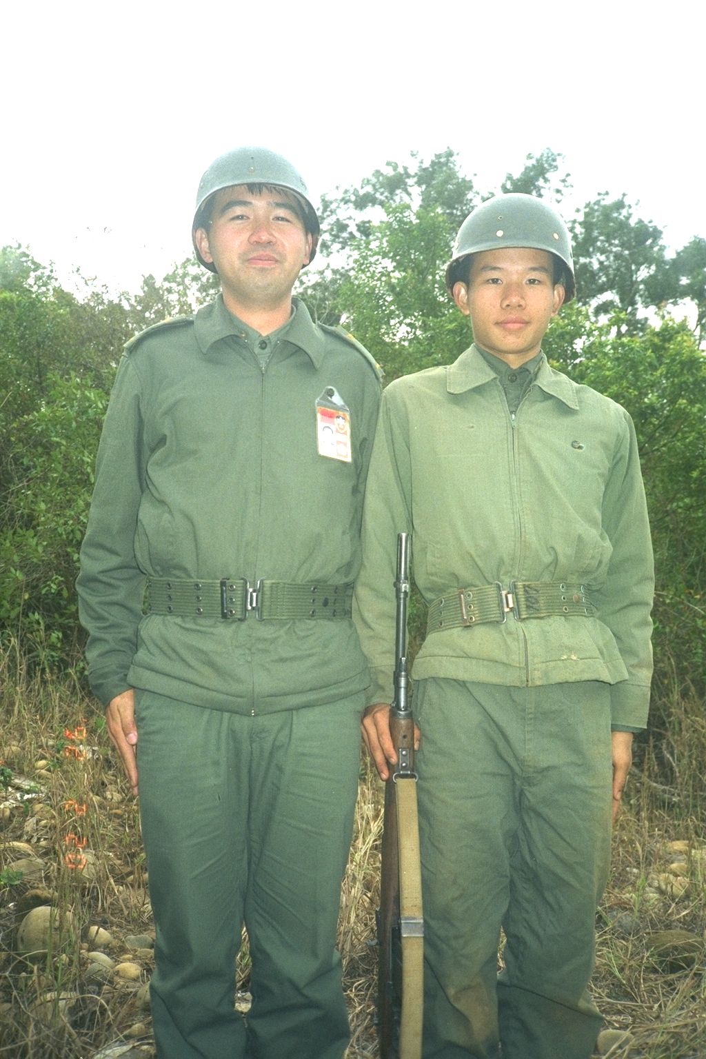 帥哥照片九條好漢在一班成功嶺大專集訓