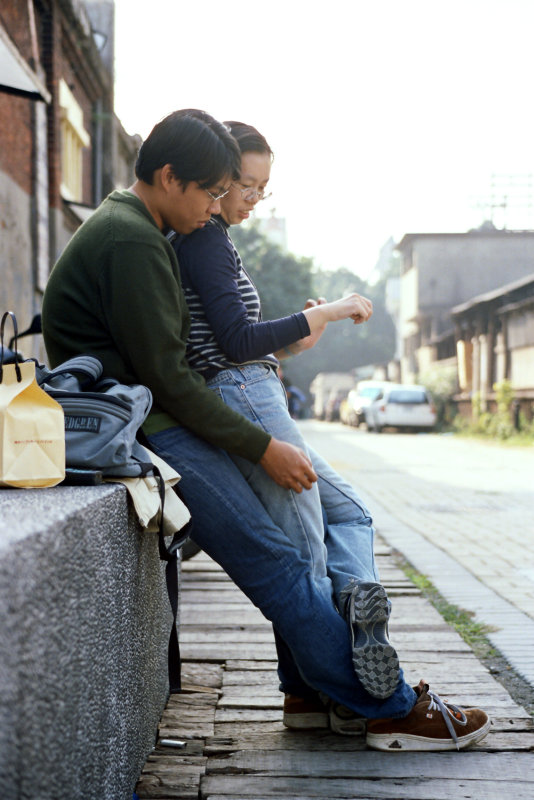 藝術走廊(藝術家工作室前)2000年至2003年橘園經營時期台中20號倉庫藝術特區藝術村
