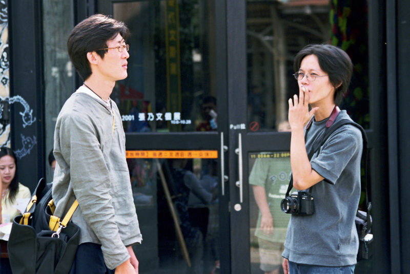 藝術走廊(藝術家工作室前)2000年至2003年橘園經營時期台中20號倉庫藝術特區藝術村