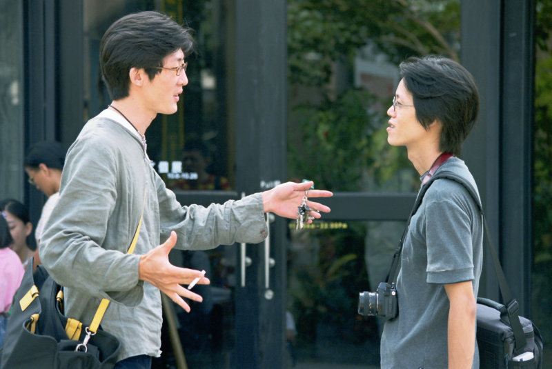 藝術走廊(藝術家工作室前)2000年至2003年橘園經營時期台中20號倉庫藝術特區藝術村