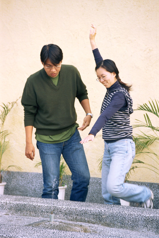 藝術走廊(藝術家工作室前)2000年至2003年橘園經營時期台中20號倉庫藝術特區藝術村