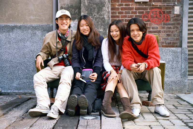 藝術走廊(藝術家工作室前)2000年至2003年橘園經營時期台中20號倉庫藝術特區藝術村