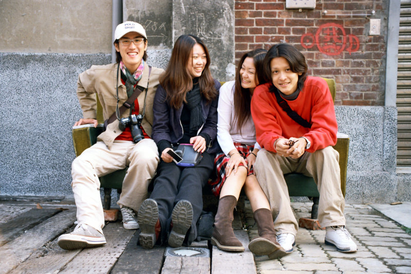 藝術走廊(藝術家工作室前)2000年至2003年橘園經營時期台中20號倉庫藝術特區藝術村