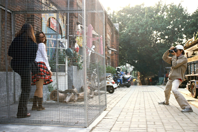 藝術走廊(藝術家工作室前)2000年至2003年橘園經營時期台中20號倉庫藝術特區藝術村