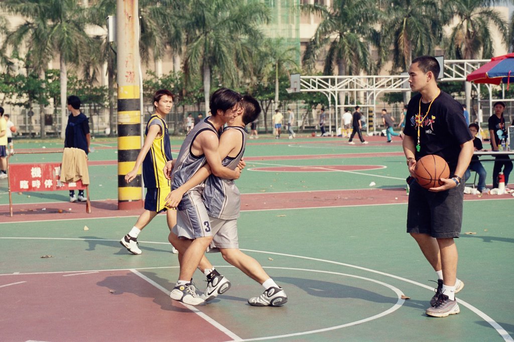 中興大學籃球比賽底片影像