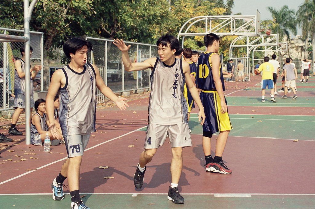 中興大學籃球比賽底片影像