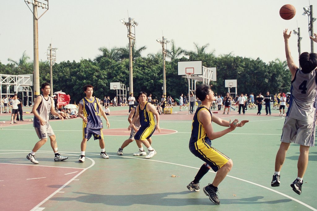 中興大學籃球比賽底片影像