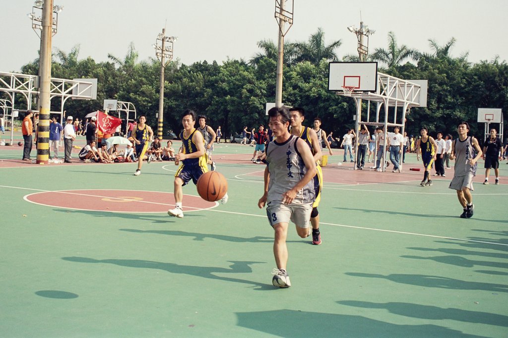 中興大學籃球比賽底片影像