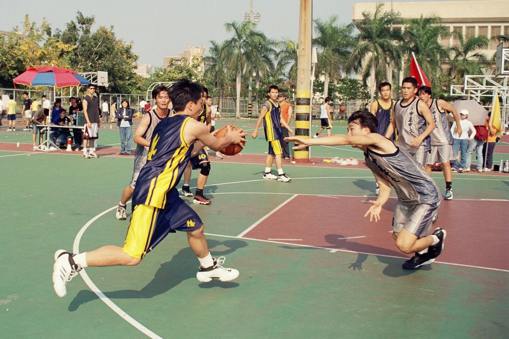 中興大學籃球比賽底片影像