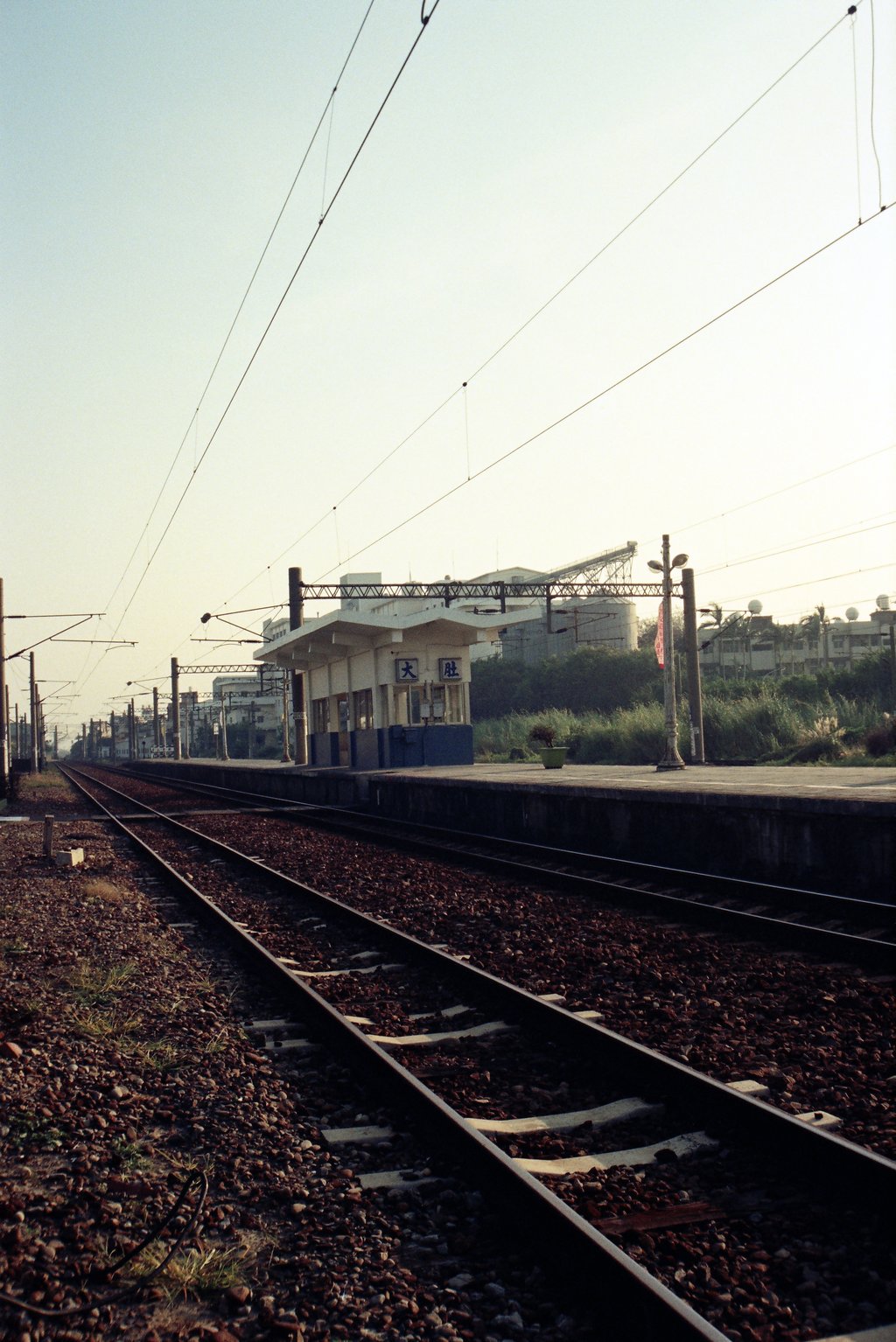 大肚火車站底片影像