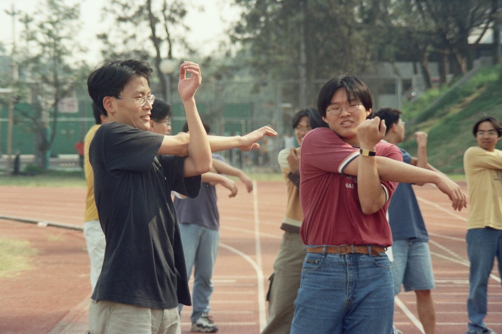 運動場東海大學底片影像