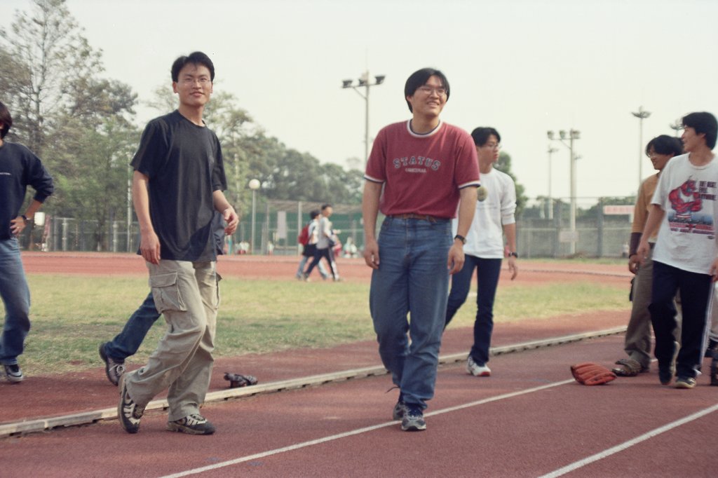 運動場東海大學底片影像