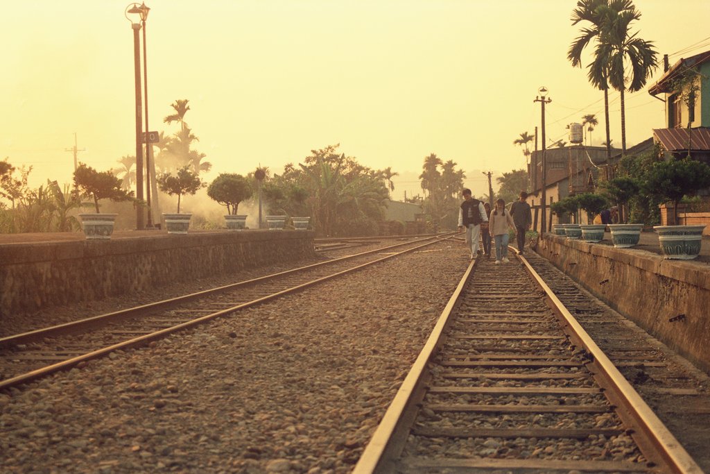集集火車站底片影像