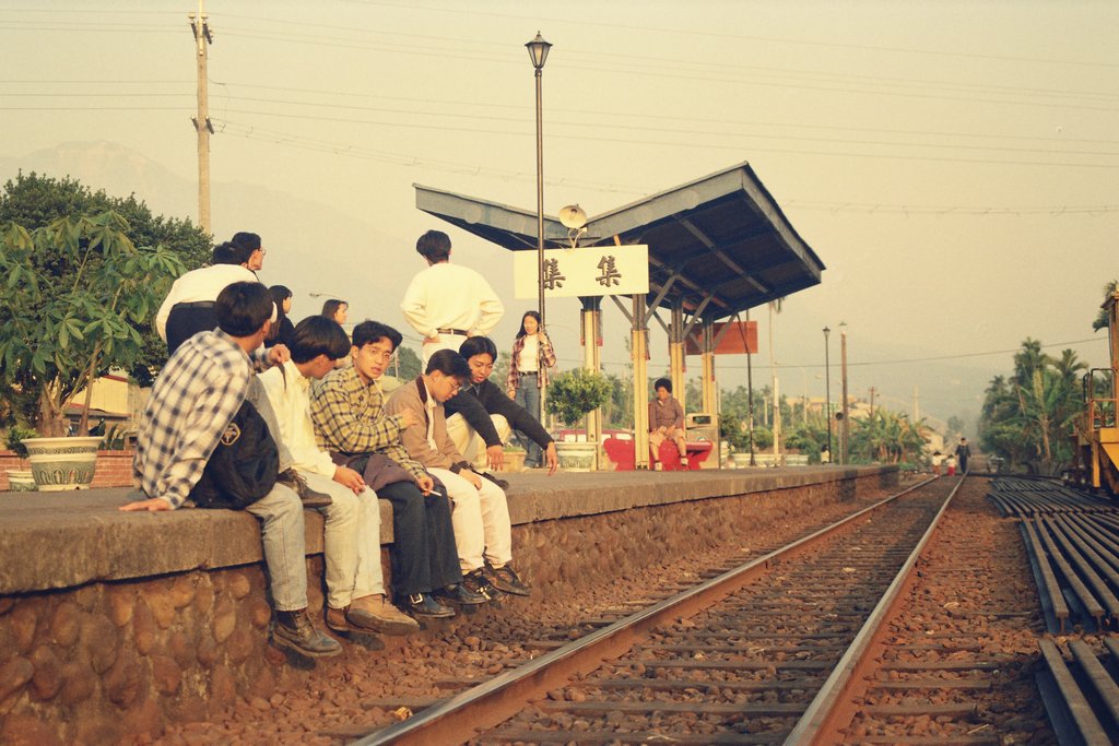 集集火車站底片影像