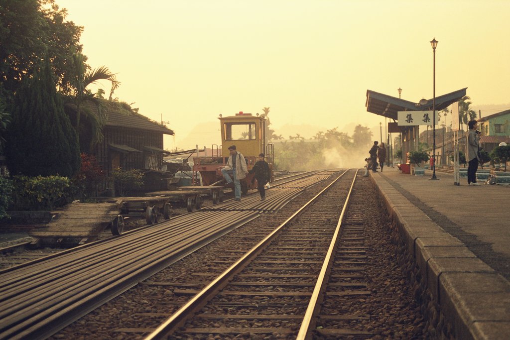 集集火車站底片影像