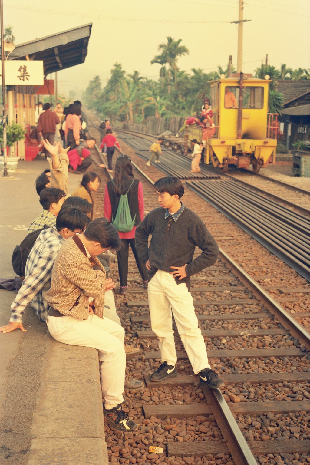 集集火車站底片影像