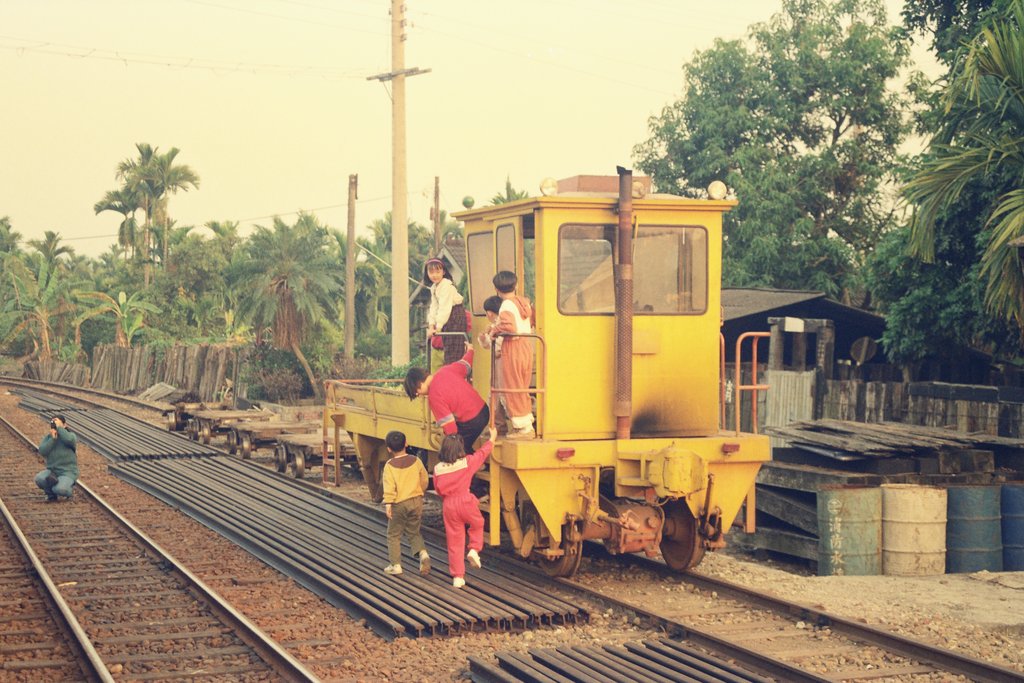 集集火車站底片影像