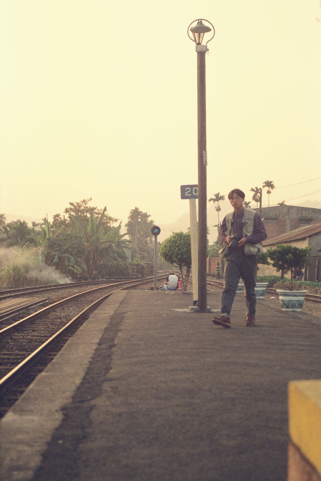 集集火車站底片影像