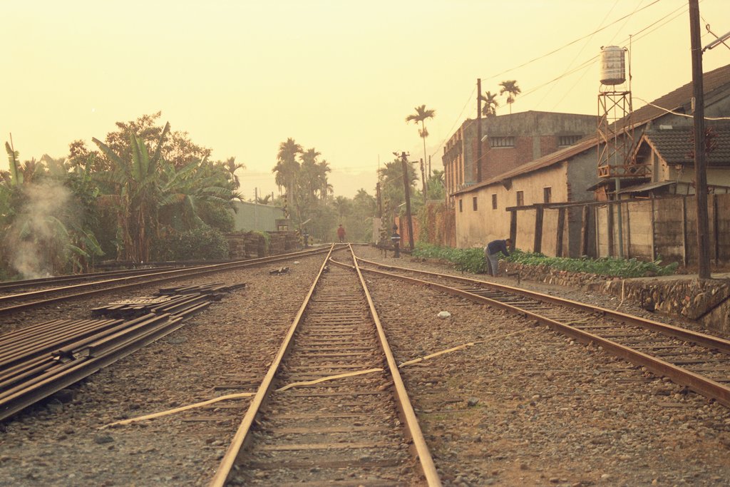 集集火車站底片影像