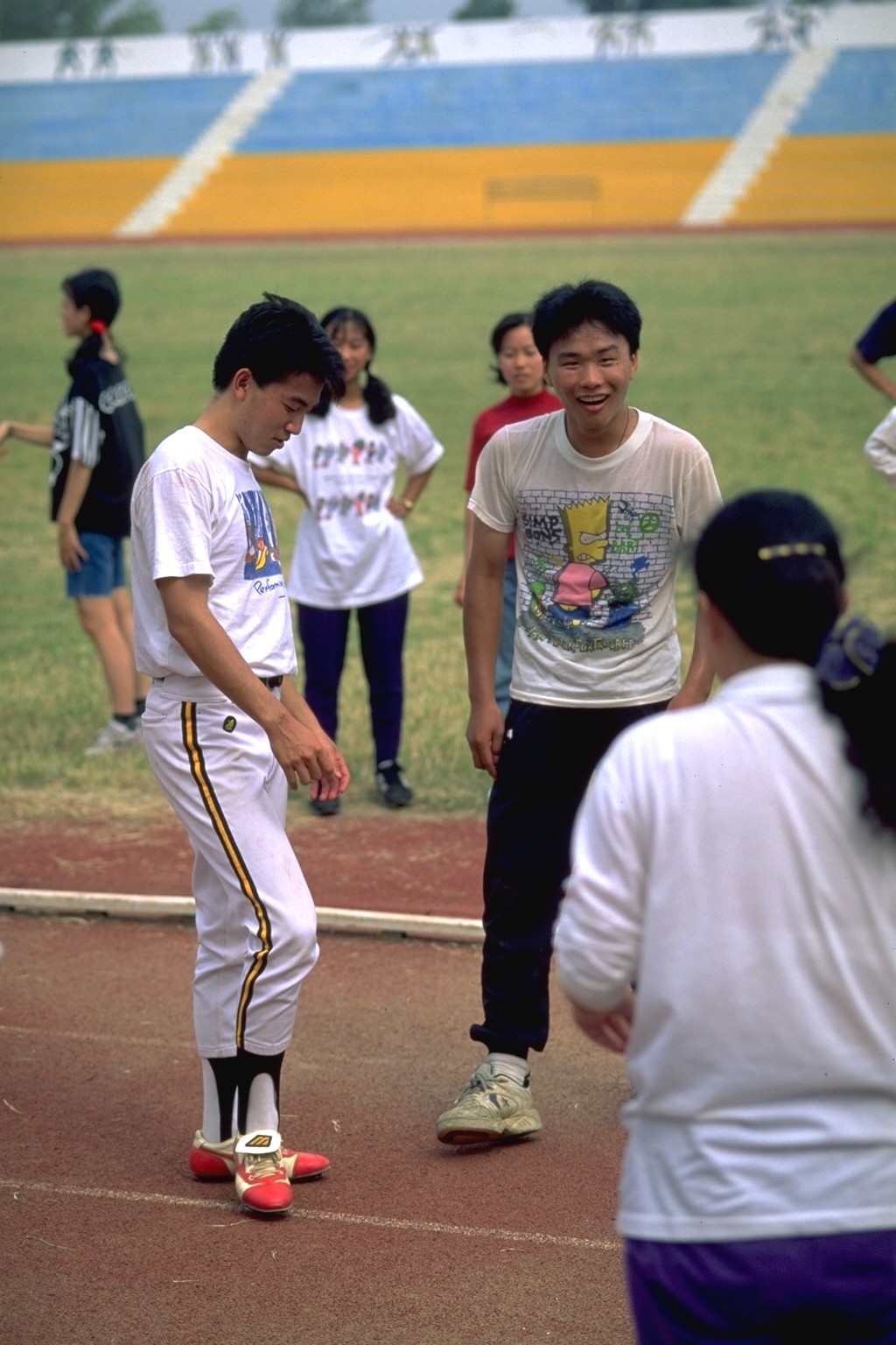街拍帥哥東海大學體育課正片老照片時光機