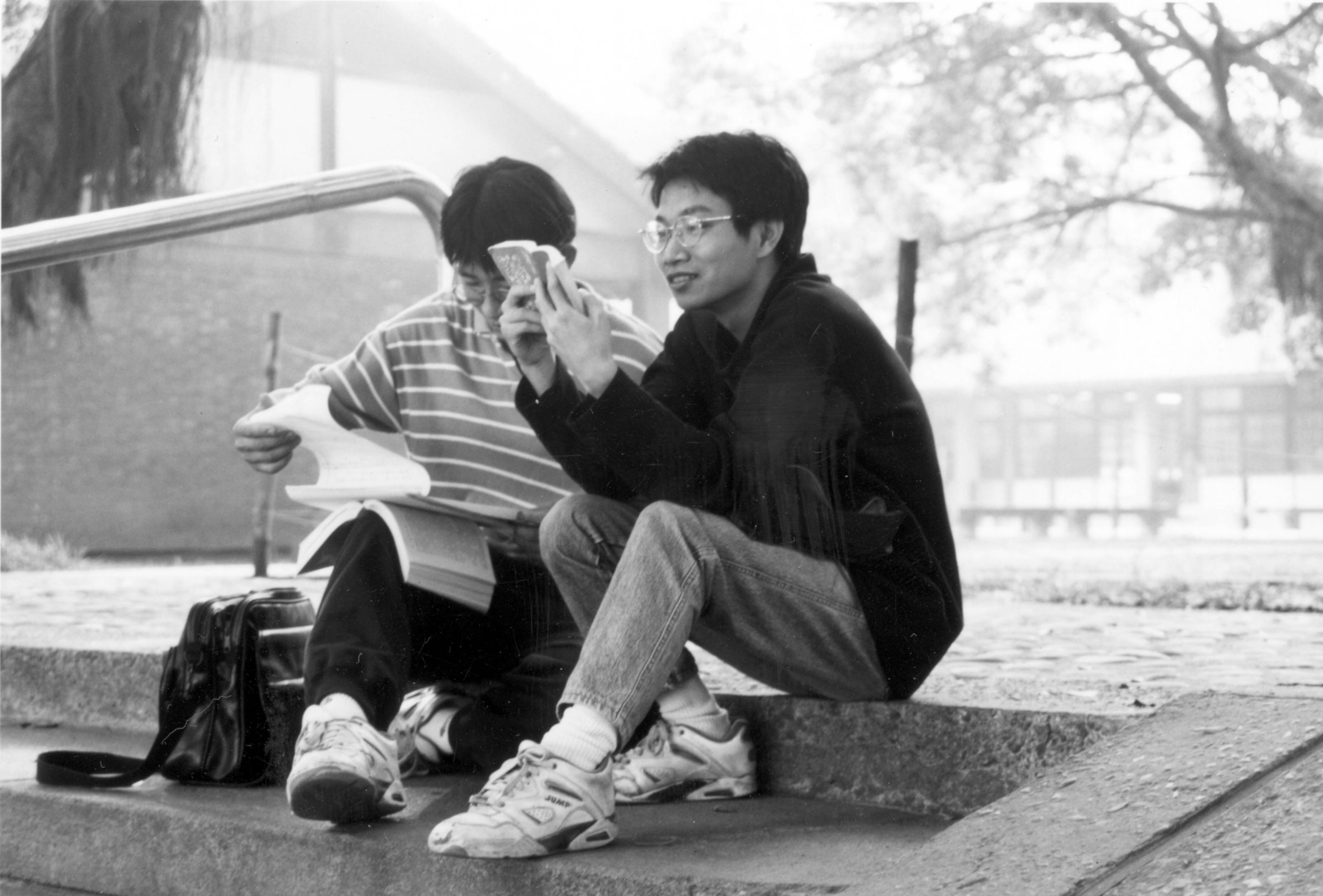 黑白風景照東海大學老照片時光機