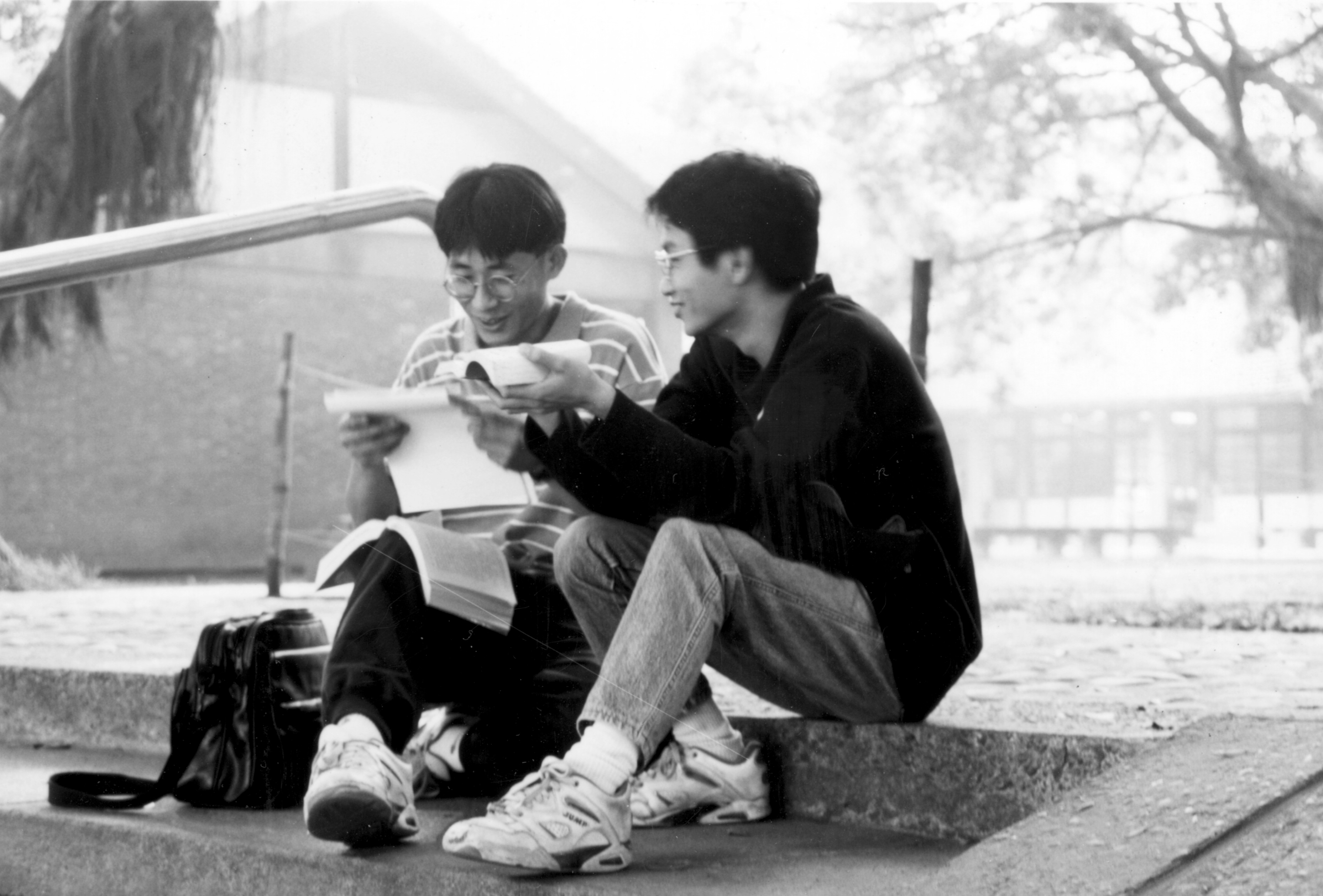 黑白風景照東海大學老照片時光機