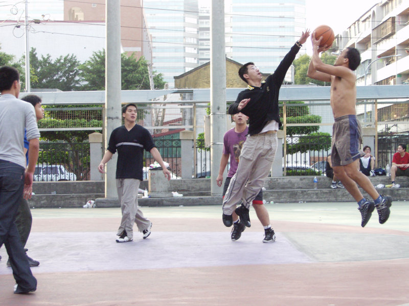籃球場20020212(體育場旁)台灣體育運動大學運動攝影