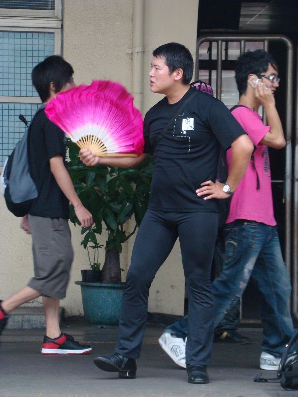 扇子舞2009-07-25台中火車站台灣鐵路旅遊攝影