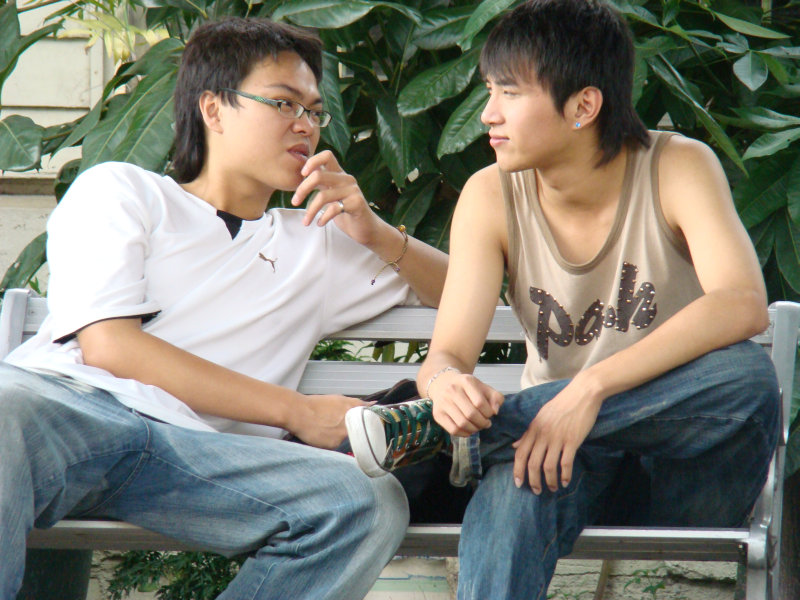 月台交談旅客2007台中火車站台灣鐵路旅遊攝影