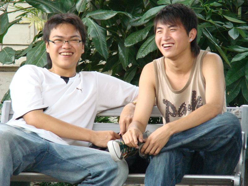 月台交談旅客2007台中火車站台灣鐵路旅遊攝影