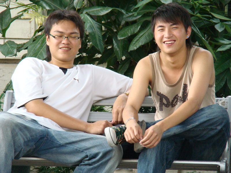 月台交談旅客2007台中火車站台灣鐵路旅遊攝影