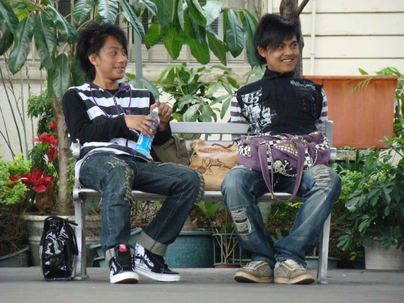 月台交談旅客2008台中火車站台灣鐵路旅遊攝影