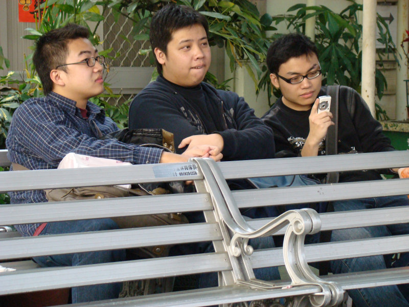 月台交談旅客2008台中火車站台灣鐵路旅遊攝影